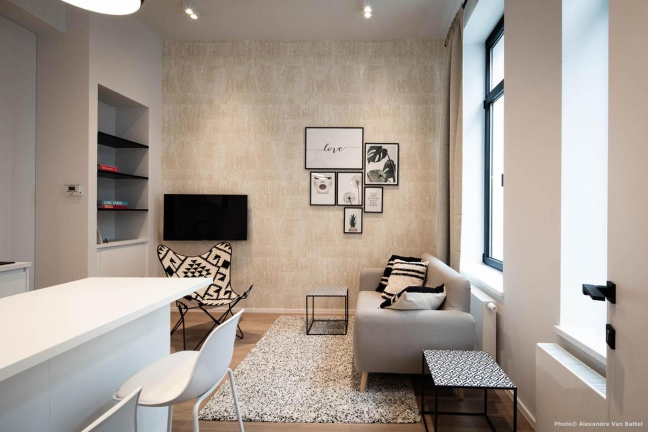 Studios Fully Equipped Near Place Stephanie Bryssel Exteriör bild