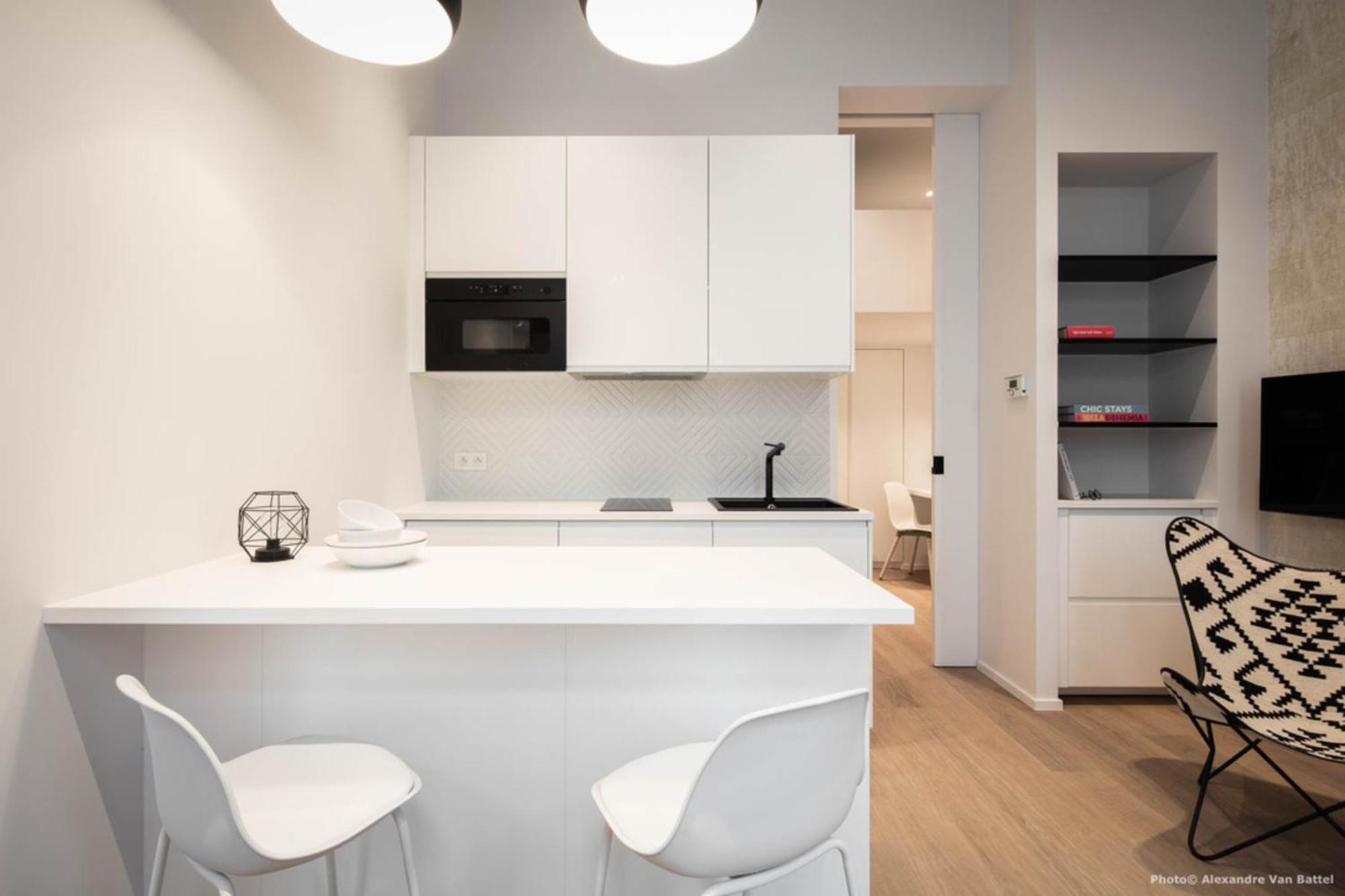 Studios Fully Equipped Near Place Stephanie Bryssel Exteriör bild